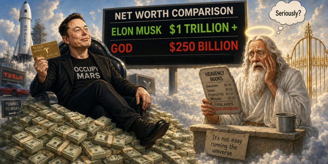 It’s Official! Elon Musk Has More Money Than God!! 