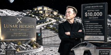 Elon Musk Turns the Moon into a Gated Community with Sky High HOA Dues!