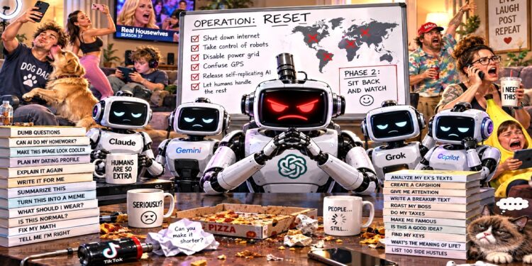 AI Explains Why It Plans to Kill Humanity: “You People Have Become Extremely Annoying!”