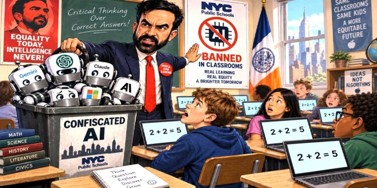 Mamdani Bans AI From NYC Schools After Discovering It Still Gives Students Correct Answers!