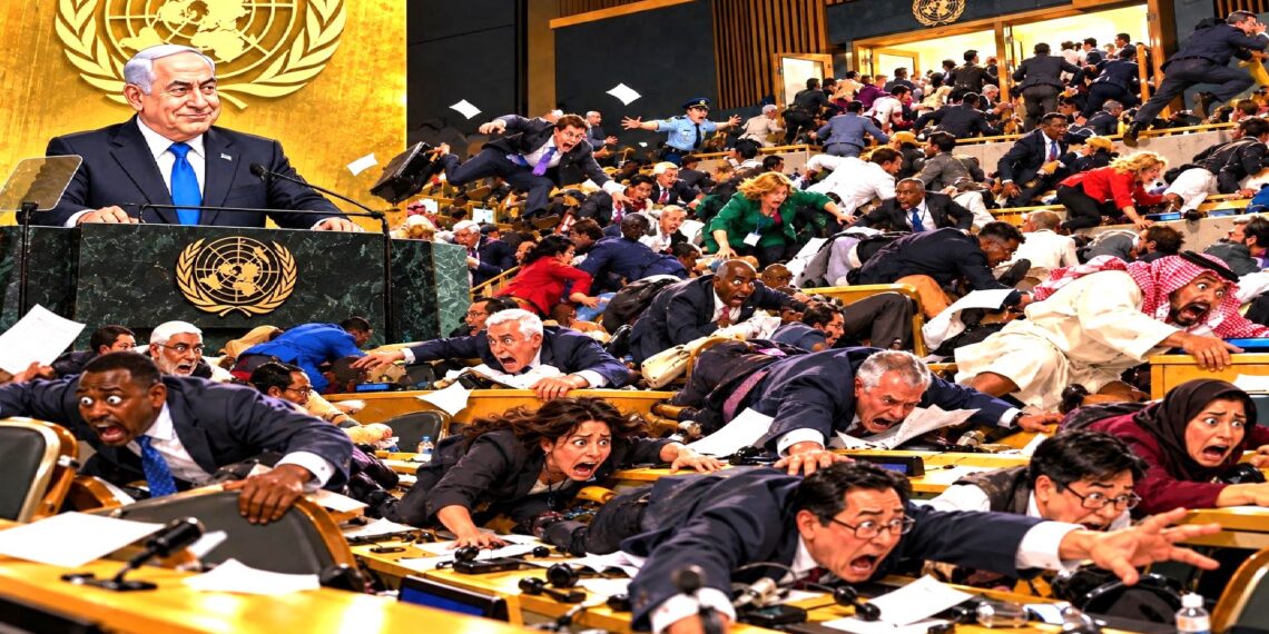 Dozens Killed, Hundreds Injured as U.N. Delegates Stampede for Exits After Netanyahu Takes Podium!